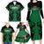 Custom Kenya Rugby Family Matching Long Sleeve Bodycon Dress and Hawaiian Shirt 2024 Go Champions Simbas - Green