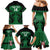 Custom Kenya Rugby Family Matching Mermaid Dress and Hawaiian Shirt 2024 Go Champions Simbas - Green