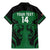 Custom Kenya Rugby Family Matching Mermaid Dress and Hawaiian Shirt 2024 Go Champions Simbas - Green