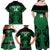 Custom Kenya Rugby Family Matching Off Shoulder Maxi Dress and Hawaiian Shirt 2024 Go Champions Simbas - Green