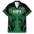 Custom Kenya Rugby Family Matching Off Shoulder Maxi Dress and Hawaiian Shirt 2024 Go Champions Simbas - Green