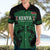 Custom Kenya Rugby Hawaiian Shirt 2024 Go Champions Simbas - Green