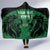 Custom Kenya Rugby Hooded Blanket 2024 Go Champions Simbas - Green