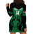 Custom Kenya Rugby Hoodie Dress 2024 Go Champions Simbas - Green