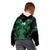 Custom Kenya Rugby Kid Hoodie 2024 Go Champions Simbas - Green