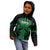 Custom Kenya Rugby Kid Hoodie 2024 Go Champions Simbas - Green