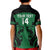 Custom Kenya Rugby Kid Polo Shirt 2024 Go Champions Simbas - Green