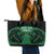 Custom Kenya Rugby Leather Tote Bag 2024 Go Champions Simbas - Green