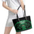 Custom Kenya Rugby Leather Tote Bag 2024 Go Champions Simbas - Green