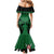 Custom Kenya Rugby Mermaid Dress 2024 Go Champions Simbas - Green