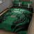 Custom Kenya Rugby Quilt Bed Set 2024 Go Champions Simbas - Green