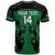 Custom Kenya Rugby T Shirt 2024 Go Champions Simbas - Green