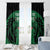 Custom Kenya Rugby Window Curtain 2024 Go Champions Simbas - Green