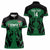 Custom Kenya Rugby Women Polo Shirt 2024 Go Champions Simbas - Green