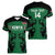 Custom Kenya Rugby Women V-Neck T-Shirt 2024 Go Champions Simbas - Green