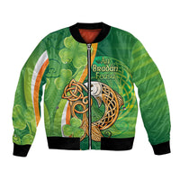 Salmon of Knowledge Ireland Bomber Jacket Celtic Mythology An Bradan Feasa