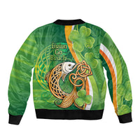 Salmon of Knowledge Ireland Bomber Jacket Celtic Mythology An Bradan Feasa