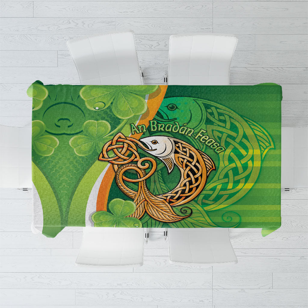 Salmon of Knowledge Ireland Tablecloth Celtic Mythology An Bradan Feasa