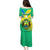 Gabon Family Matching Puletasi Dress and Hawaiian Shirt Coat Of Arms With Flag Gradient Style - Wonder Print Shop