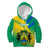 Gabon Kid Hoodie Coat Of Arms With Flag Gradient Style - Wonder Print Shop