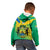 Gabon Kid Hoodie Coat Of Arms With Flag Gradient Style - Wonder Print Shop