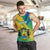 Gabon Men Tank Top Coat Of Arms With Flag Gradient Style - Wonder Print Shop