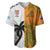 Fiji And Australia Rugby Baseball Jersey 2023 World Cup Aboriginal Mix Tapa Pattern - Wonder Print Shop