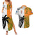 Fiji And Australia Rugby Couples Matching Summer Maxi Dress and Hawaiian Shirt 2023 World Cup Aboriginal Mix Tapa Pattern - Wonder Print Shop