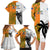 Fiji And Australia Rugby Family Matching Long Sleeve Bodycon Dress and Hawaiian Shirt 2023 World Cup Aboriginal Mix Tapa Pattern - Wonder Print Shop