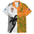 Fiji And Australia Rugby Family Matching Long Sleeve Bodycon Dress and Hawaiian Shirt 2023 World Cup Aboriginal Mix Tapa Pattern - Wonder Print Shop