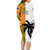 Fiji And Australia Rugby Family Matching Long Sleeve Bodycon Dress and Hawaiian Shirt 2023 World Cup Aboriginal Mix Tapa Pattern - Wonder Print Shop