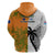 Fiji And Australia Rugby Hoodie 2023 World Cup Aboriginal Mix Tapa Pattern - Wonder Print Shop