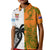 Fiji And Australia Rugby Kid Polo Shirt 2023 World Cup Aboriginal Mix Tapa Pattern - Wonder Print Shop