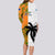 Fiji And Australia Rugby Long Sleeve Bodycon Dress 2023 World Cup Aboriginal Mix Tapa Pattern - Wonder Print Shop