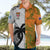 Custom Fiji And Australia Rugby Hawaiian Shirt 2023 World Cup Aboriginal Mix Tapa Pattern - Wonder Print Shop