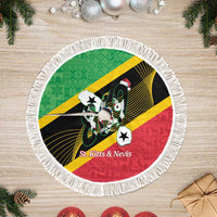 St Kitts and Nevis Christmas Tree Skirt 869 Proud With Map - Wonder Print Shop