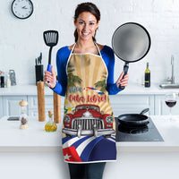 Viva Cuba Libre Apron Cuban Retro Car Tropical Vibes