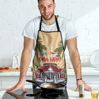 Viva Cuba Libre Apron Cuban Retro Car Tropical Vibes