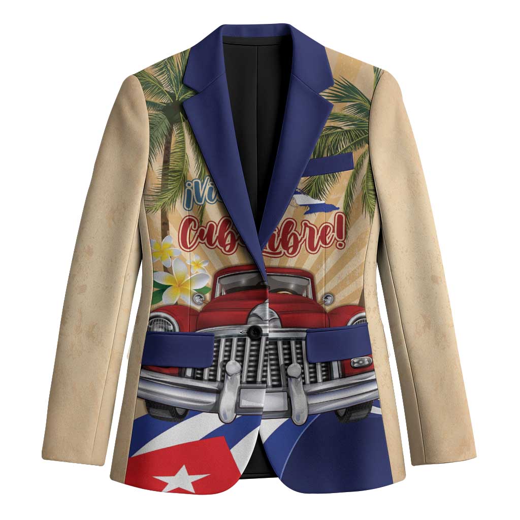 Personalized Viva Cuba Libre Blazer Cuban Retro Car Tropical Vibes