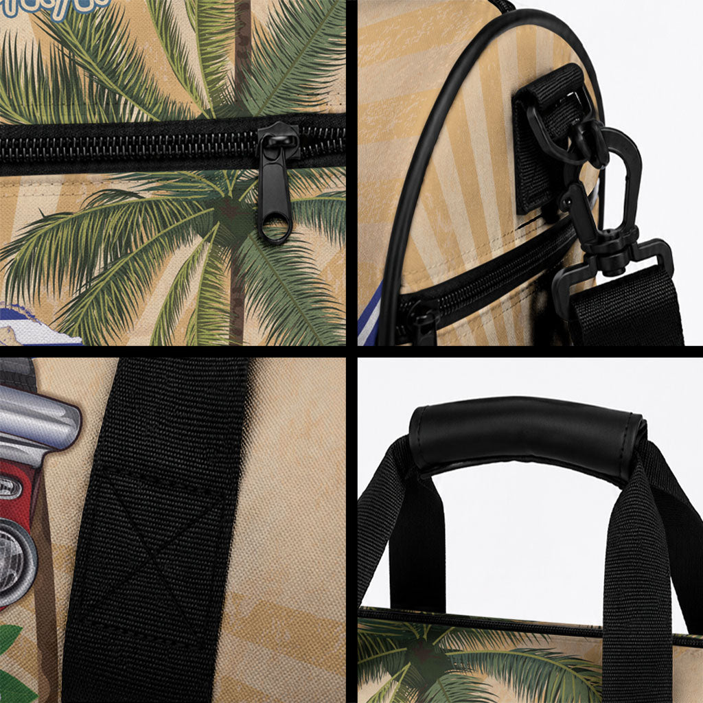 Viva Cuba Libre Duffle Bag Cuban Retro Car Tropical Vibes