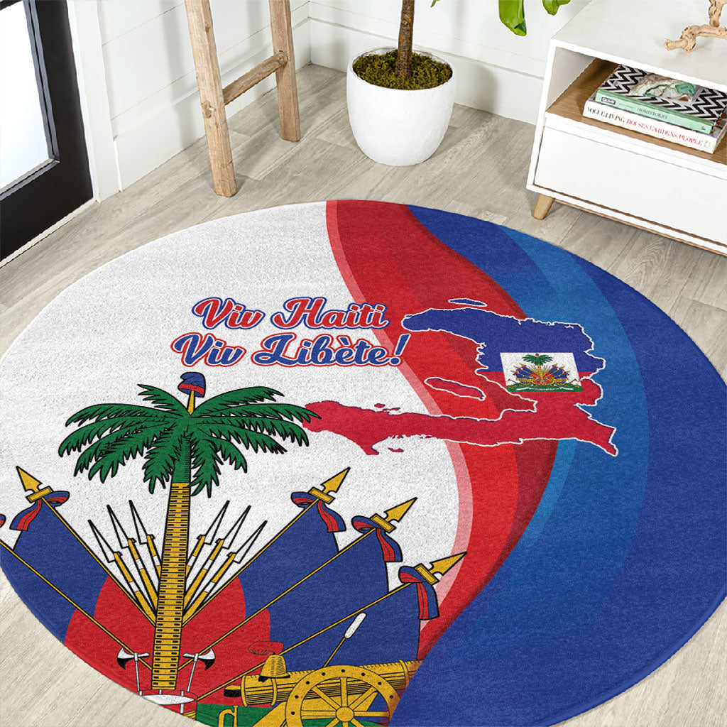 Haiti Independence Day Round Carpet 1804 Viv Haiti Viv Libete