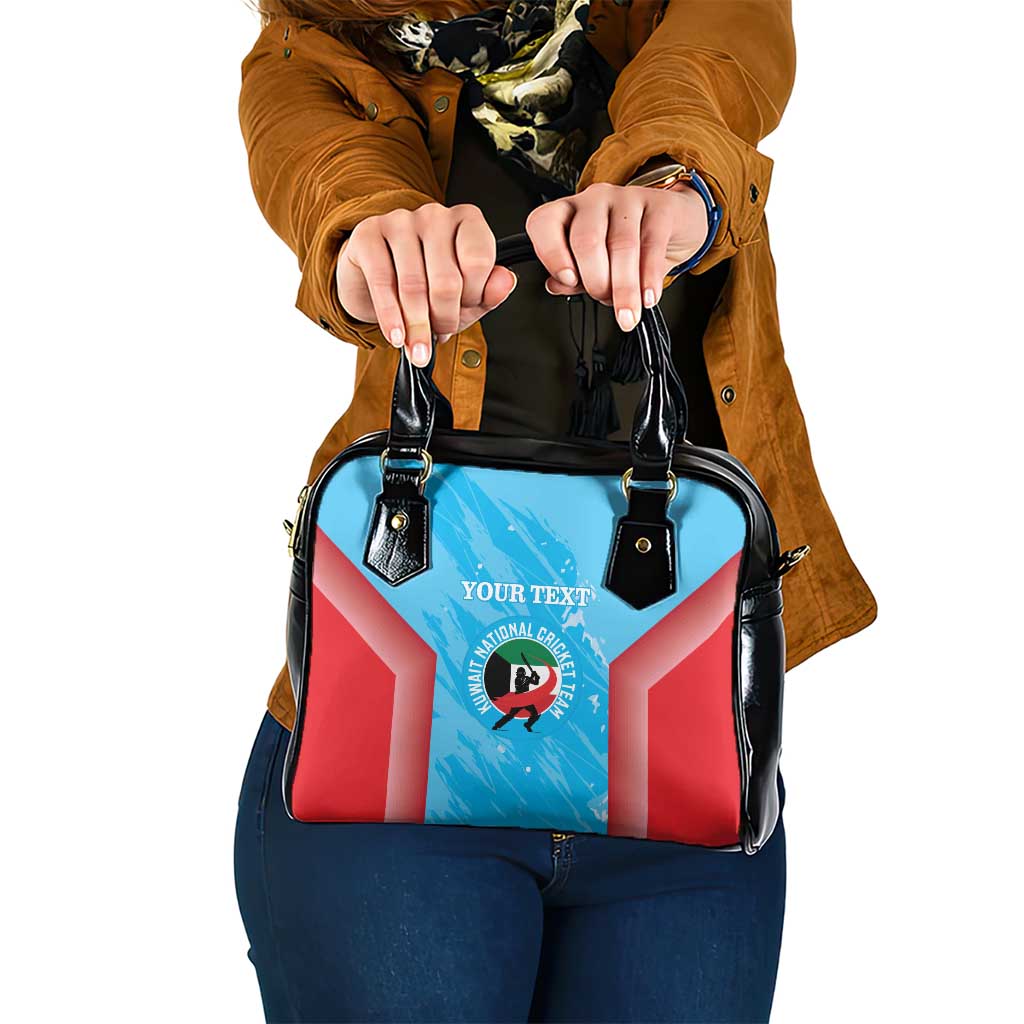 Custom Kuwait Cricket Shoulder Handbag Go Champions Grunge Style