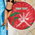 Custom Oman Cricket Beach Blanket Go Champions Strong Flame Style - Wonder Print Shop