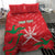 Custom Oman Cricket Bedding Set Go Champions Strong Flame Style - Wonder Print Shop