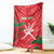 Custom Oman Cricket Blanket Go Champions Strong Flame Style