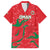 Custom Oman Cricket Family Matching Long Sleeve Bodycon Dress and Hawaiian Shirt Go Champions Strong Flame Style - Wonder Print Shop