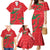 Custom Oman Cricket Family Matching Mermaid Dress and Hawaiian Shirt Go Champions Strong Flame Style - Wonder Print Shop