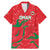 Custom Oman Cricket Family Matching Mermaid Dress and Hawaiian Shirt Go Champions Strong Flame Style - Wonder Print Shop