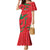 Custom Oman Cricket Family Matching Mermaid Dress and Hawaiian Shirt Go Champions Strong Flame Style - Wonder Print Shop