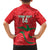 Custom Oman Cricket Family Matching Off The Shoulder Long Sleeve Dress and Hawaiian Shirt Go Champions Strong Flame Style - Wonder Print Shop